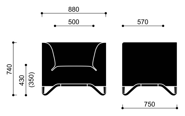 Wymiary Fotela 11 SoftBox